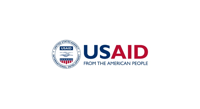 US AID Logo in Blue and Red